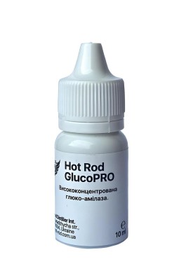 Фермент глюко-амілазу Hot Rod GlucoPRO на 100 кг зерна 10 мл