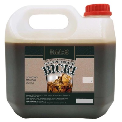 Екстракт Drink it Кукурудзяний віскі солодово-зерновий 4 кг