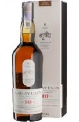 Віскі Lagavulin односолодовий "Lagavulin 10yo" подарункова коробка 0,7 л