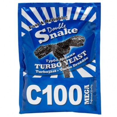 Дріжджі спиртові турбо Double SNAKE C-100 Turbo 360 г