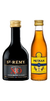 Дегустаційний набір бренді Saint Rémy & Metaxa