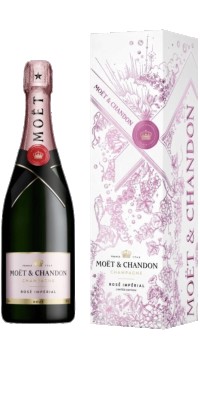 Шампанське Moët & Chandon Rose Imperial EOY 2024 рожеве сухе 0.75л подарункове пакування