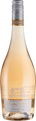 Напій на основі деалкоголізованого вина Chateau De La Galiniere Sensation Vis Vegan Rose рожевий напівсухий 0.75 л