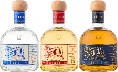 Набір текіла Herencia de Plata Blanco 100% Agave 0.7 л 38% + Reposado 100% Agave 0.7 л 38% + Anejo 100% Agave 0.7 л 38%