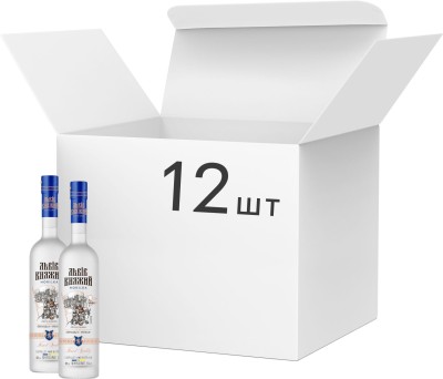 Упаковка горілки особливої Львів Княжий Premium 0.5 л 40% х 12 шт
