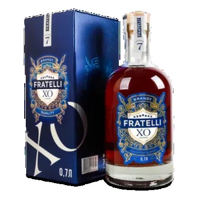Бренді Fratelli XO ординарний 7 років 37% 0.7 л