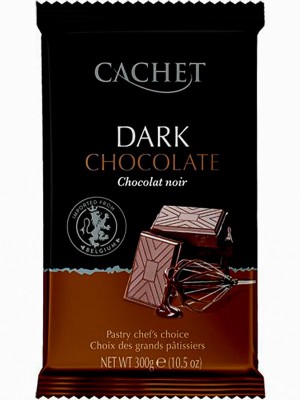 Шоколад чорний, Cachet, 53%, 300г