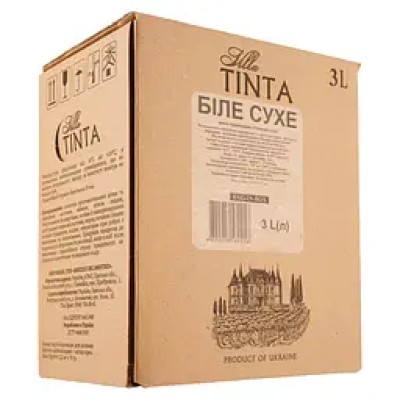 Вино Villa Tinta біле сухе 3 л 10-12%