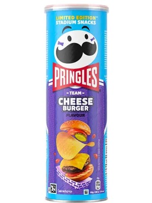 Чипси зі смаком чизбургера, Pringles, 165г