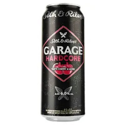 Пиво Seth&Riley's Garage Hardcore Cherry&More, червоне, 6%, з/б, 0,5 л