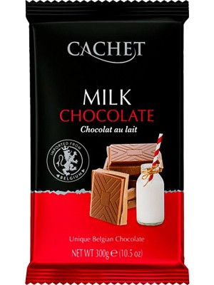 Шоколад молочний, Cachet, 300г