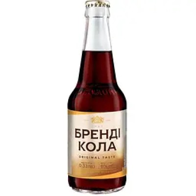 Напій слабоалкогольний Оболонь Бренді Кола, 8%, 0,33 л