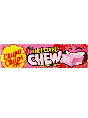 Жувальні цукерки Perfetti зі смаком полуниці, Chupa Chups, 45г