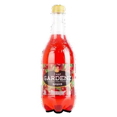 Сидр Gardenz Смак Вишня звичайний газований солодкий 5% 0.75 л