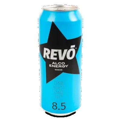 Напій енергетичний Revo Кокос слабоалкогольний з/б