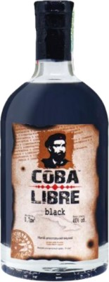 Ром Украины Cuba Libre Black, 40%, 0.7 л [4820206852687]