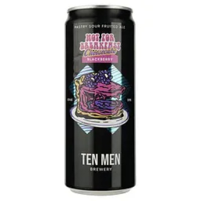 Пиво Ten Men Brewery Not For Breakfast Blackberry Cheesecake напівтемне 6.3% 0.33 л з/б