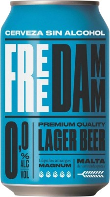 Пиво FREE DAMM світле фільтроване 0% 0.33 л