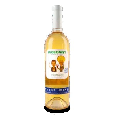 Вино Biologist Chardonnay Crisp wine біле сухе