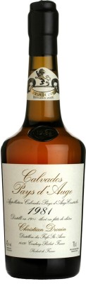 Кальвадос Christian Drouin 1981 р. Calvados Coeur de Lion Pays d'Auge, в дерев'яній коробці, 40%, 0.7 л