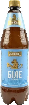 Пиво Львівське Лев біле пшеничне світле 4% 0.9 л