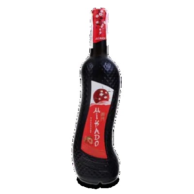 Вино Mikado «Полуниця» виноградне ароматизоване червоне