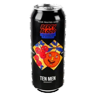 Пиво Ten Men Brewery LingonberryOrange н/тем нф зб