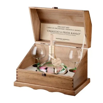 Граппа набір художника Mazzetti Picasso Con Baloon Grappa Nebbiolo 0,7л 43%+2 келих (Італія, ТМ Mazzetti) EA0522