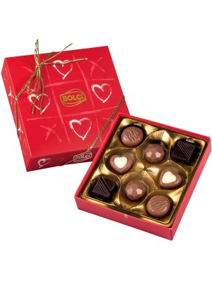 Цукерки асорті шоколадних праліне "Love Boutique Four Hearts", Bolci, 80г