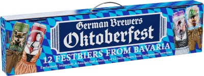 Подарунковий крафтовий набір пива Kalea "German Brewer's Oktoberfest 2026" світле 0.5 л x 12 шт.