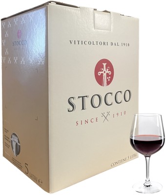 Вино Stocco Merlot IGT Trevenezie Bag-in-box червоне сухе 5 л 12%