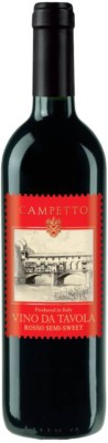 Вино Campetto Vino De Tavola червоне напівсолодке 0.75 л 11%