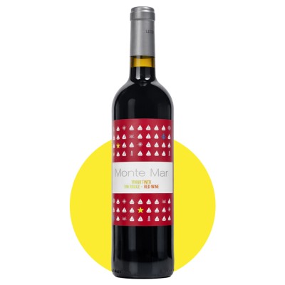 Вино Монте Мар Ред/Monte Mar Red червоне сухе, 0,75 л, 13%