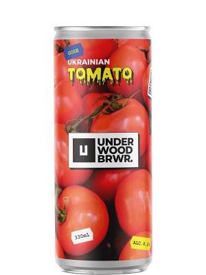 Пиво Юкрейніен Томато Гозе / Ukrainian Tomato Gose, Underwood Brewery, з/б, 4.1%, 0.33л