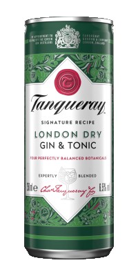 Напій слабоалкогольний Tanqueray Gin+Tonic 6.5% 0.25л