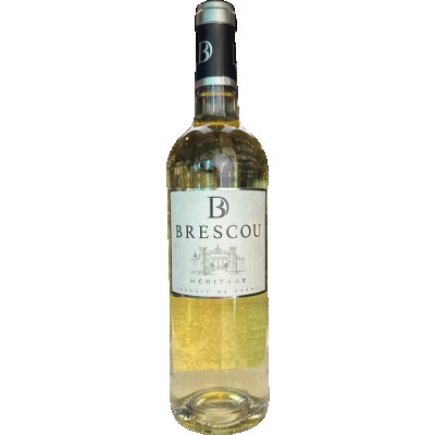 Вино Brescou Heritage сухе біле 13% 0,75л