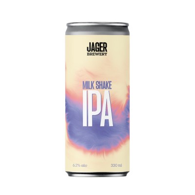 Пиво "Мілк Шейк IPA "Ягер" світле нефільтроване із солоду ячмінного 0,33 л ал.б/б
