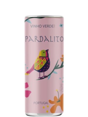 Вино Пардаліто, Віньо Верде, Розе / Pardalito, Vinho Verde, Rose, Adega Ponte da Barca, з/б, рожеве напівсухе 0.25л