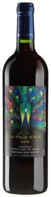 Вино La Folie d Elie de Marquisat Binet 2018 AOC Montagne St Emilion червоне сухе 14% 0,75 л