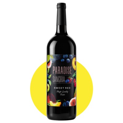 Сангрія Парадайз Сангрія/Paradise Sangria червона солодка, 1,5 л, 7,5%