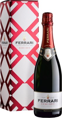 Ігристе напівсухе біле Ferrari Demi Sec (в коробці) 0,75 л