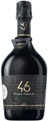 Вино ігристе 46 Parallel Grand Admiral Brut Nature 2019 біле брют 0.75 л 13%