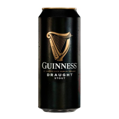 Пиво Guinness Draught Stout (темний стаут 24 жб по 0,44л, країна походження Ірландія).