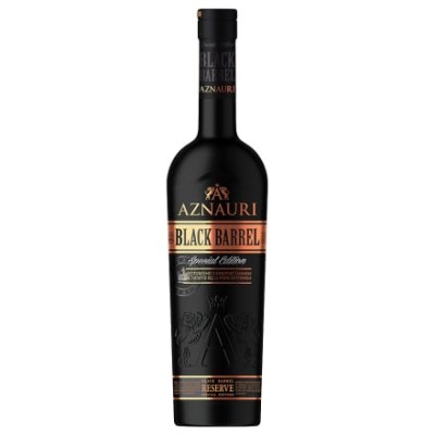 Бренді виноградний витриманий 0,5 л Aznauri Black Barrel Reserve п'ять років 40% об ск/бут Україна