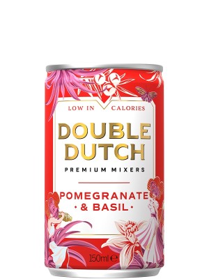Напій газований Дабл Датч, Гранат та Базилік / Double Dutch, Pomegranate & Basil, з/б, 0.15л