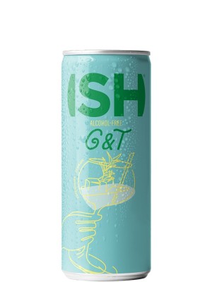Безалкогольний напій Джин - Тонік / Gin & Tonic, ISH Spirits, з/б, 0.25л