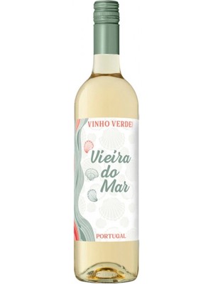 Вино Вьєра ду Мар, Віню Верде Бранко / Vieira do Mar, Vinho Verde Branco, Adega Ponte da Barca, біле напівсухе 0.75л