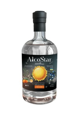 Напиток спиртной Джиневра Sun GIN Цитрус и розмарин 0.5 л
