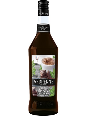 Сироп Чорний Шоколад, Ведренн / Black Chocolate, Vedrenne, 1л