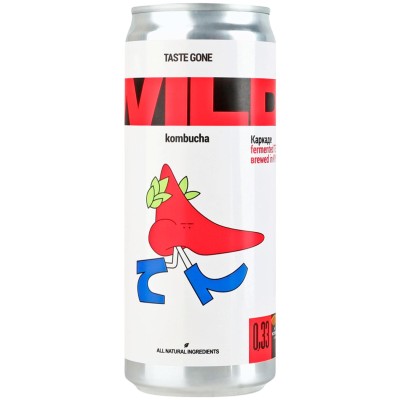 Комбуча Каркаде Wild Kombucha 0,33 л